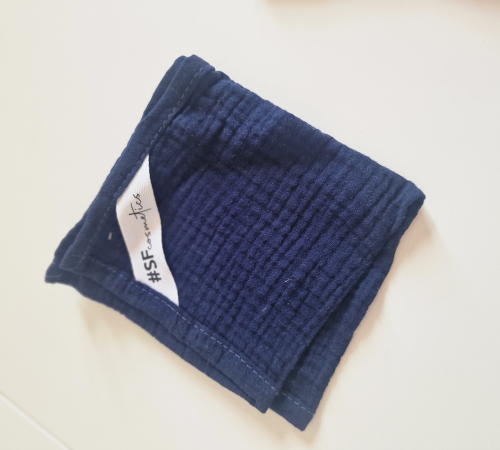 Mušelínový uteráčik modrý 