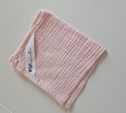 Mušelínový uteráčik baby ružový 