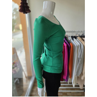 Rebrovaný nátelník s čipkou 