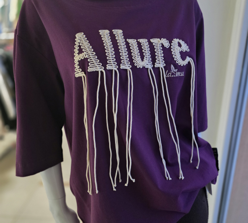 Allure baklažanové tričko 