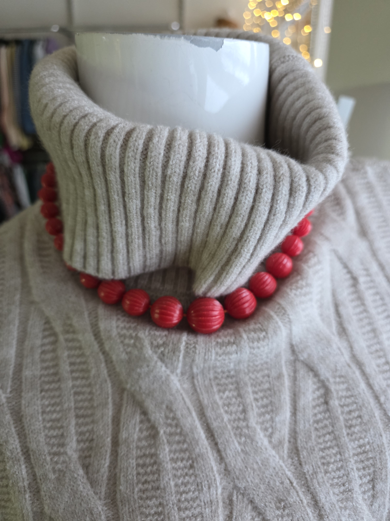 Náhrdelník červený