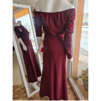 Bordó spoločenské šaty 