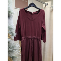 Gombíkový bordó overal 