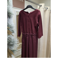 Gombíkový bordó overal 