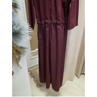 Gombíkový bordó overal 