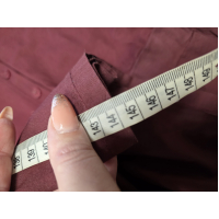 Gombíkový bordó overal 