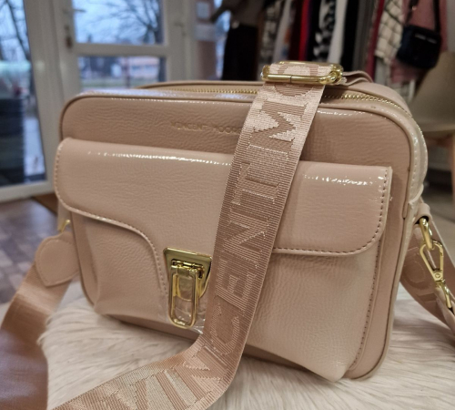 Béžový crossbody kufrík 