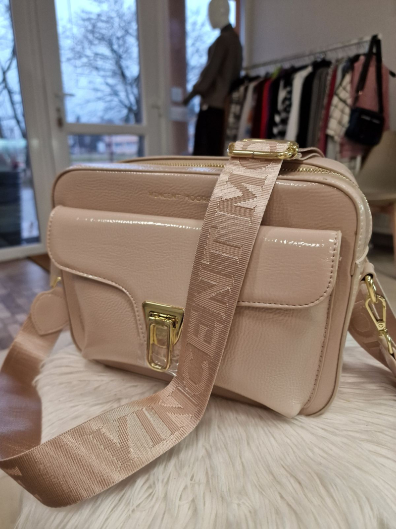 Béžový crossbody kufrík 