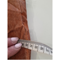 Hnedé skinny nohavice 