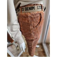 Hnedé skinny nohavice 