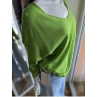 Hráškový basic pulóver