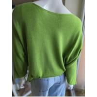 Hráškový basic pulóver