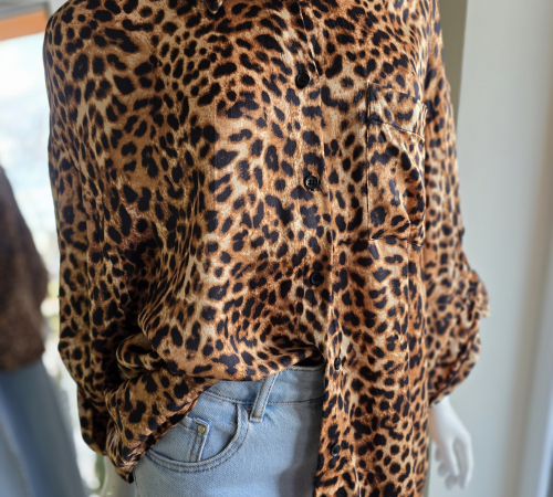 Zara leopardia košeľa 