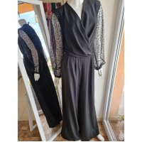 Čierny luxusný overal 