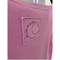 Ružové rebrované tričko 