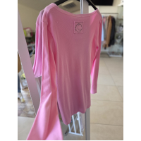 Ružové rebrované tričko 