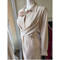 Košeľové šaty béž