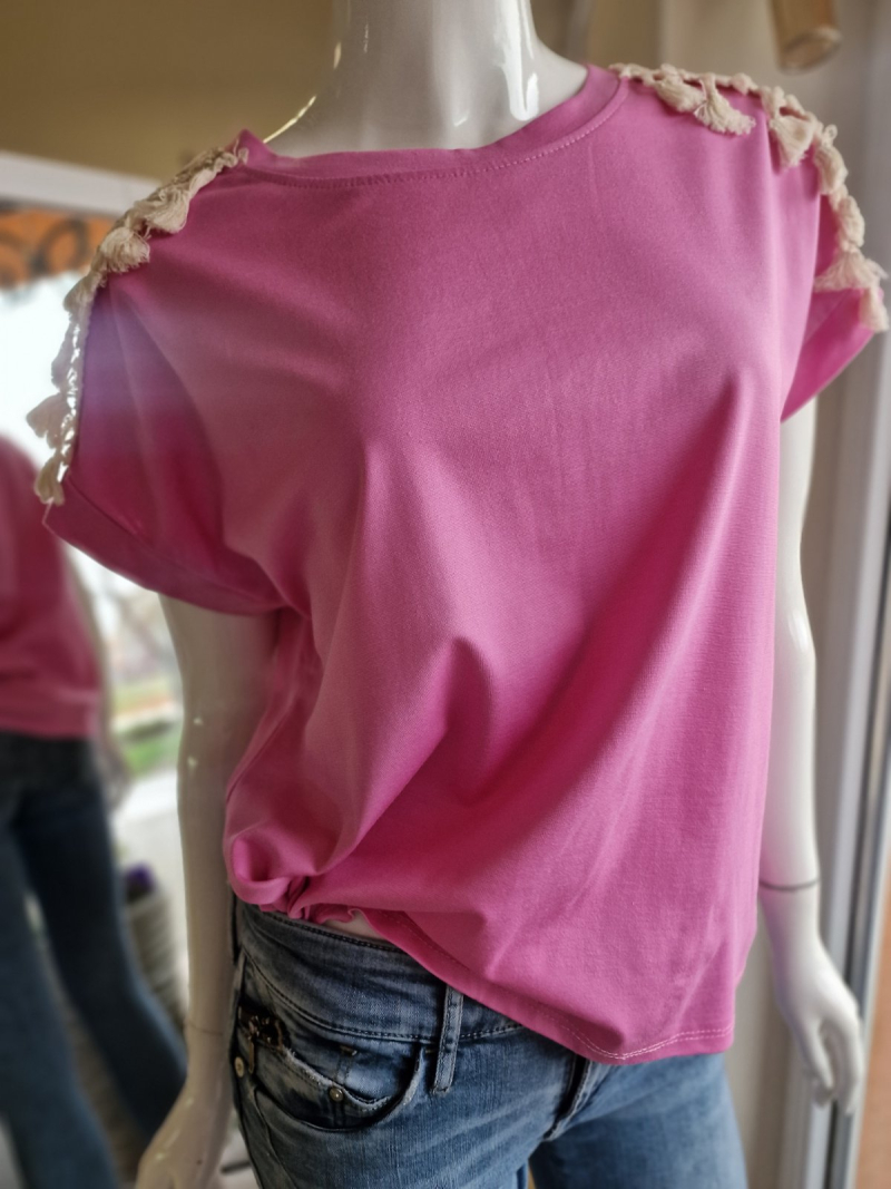 Ružové strapčekové 