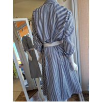 Košeľové šaty pásik 