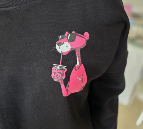 Ružový panter mikinka