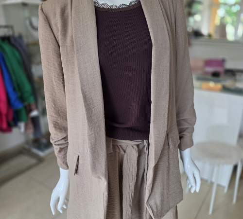 Taupe blejzer 