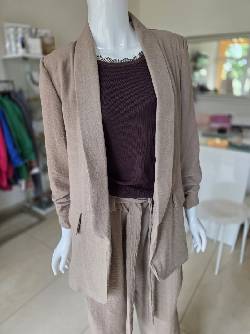 Taupe blejzer 